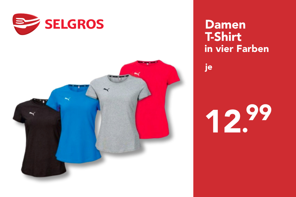 Puma Damen T-Shirt
für 12,99 statt 14,99 Euro.