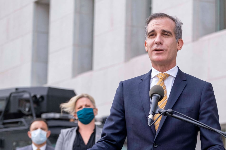 Eric Garcetti of LA is one of 41 members of the Mayors for a Guaranteed Income network.