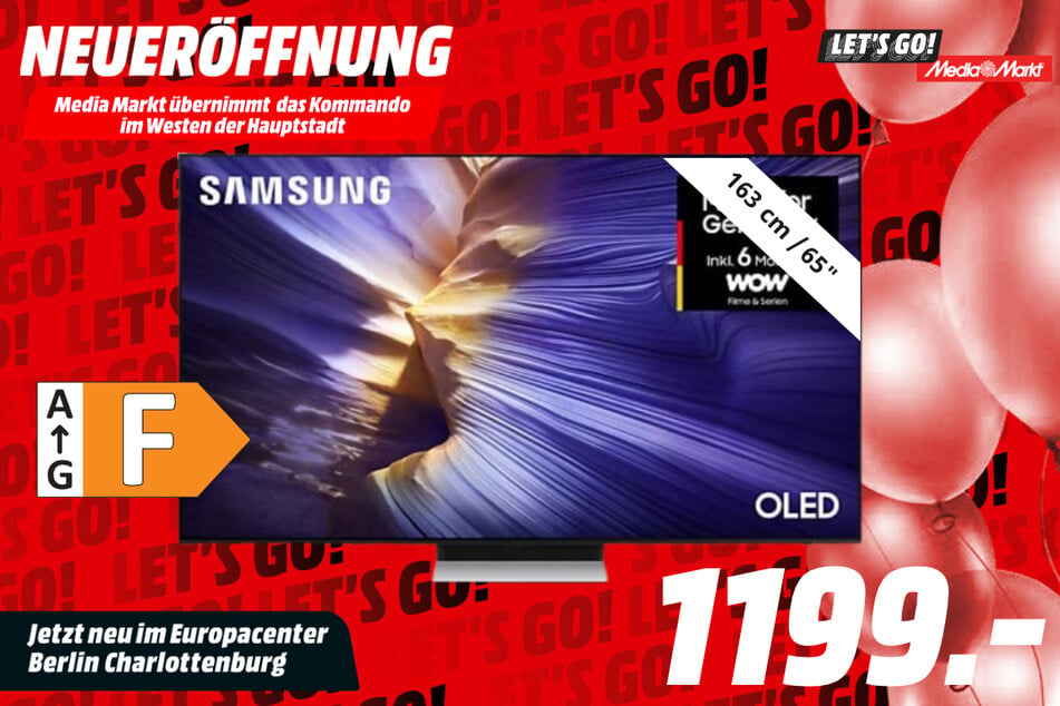 65-Zoll Samsung-Fernseher für 1.199 Euro.
