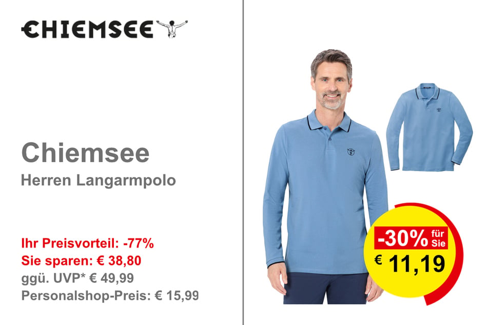 Chiemsee Herren Langarmpolo