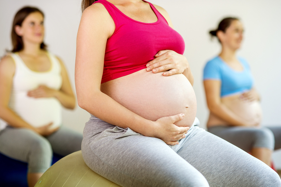 A 56-year-old teacher has become one of the oldest women in the US to have a baby (stock image).