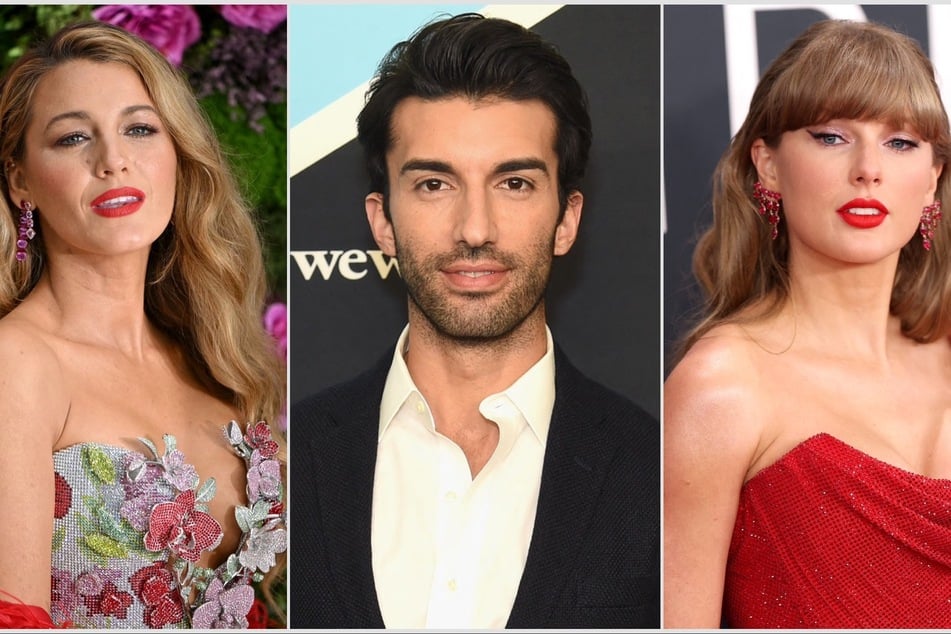 Taylor Swift (r.) has slammed Justin Baldoni's (c.) subpoena in his on-going war with Blake Lively.