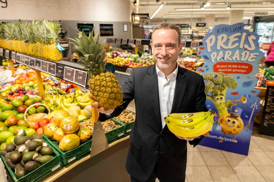 Konsum-Chef Sören Goldemann (46) freut sich auf die Eröffnung.