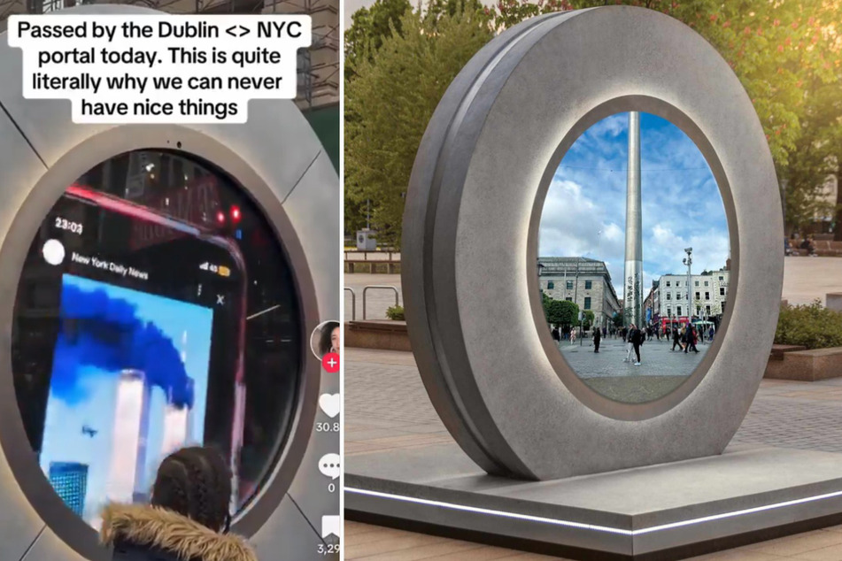 Ireland has turned off its newest landmark video "Portal" after individuals on the Irish side were seen using the device in various ways deemed to be "inappropriate."