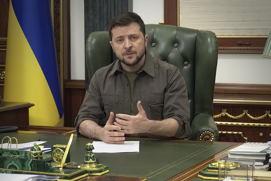 Präsident Wolodymyr Selenskyj (44) macht der Bevölkerung in der Ukraine trotz des Krieges Mut.