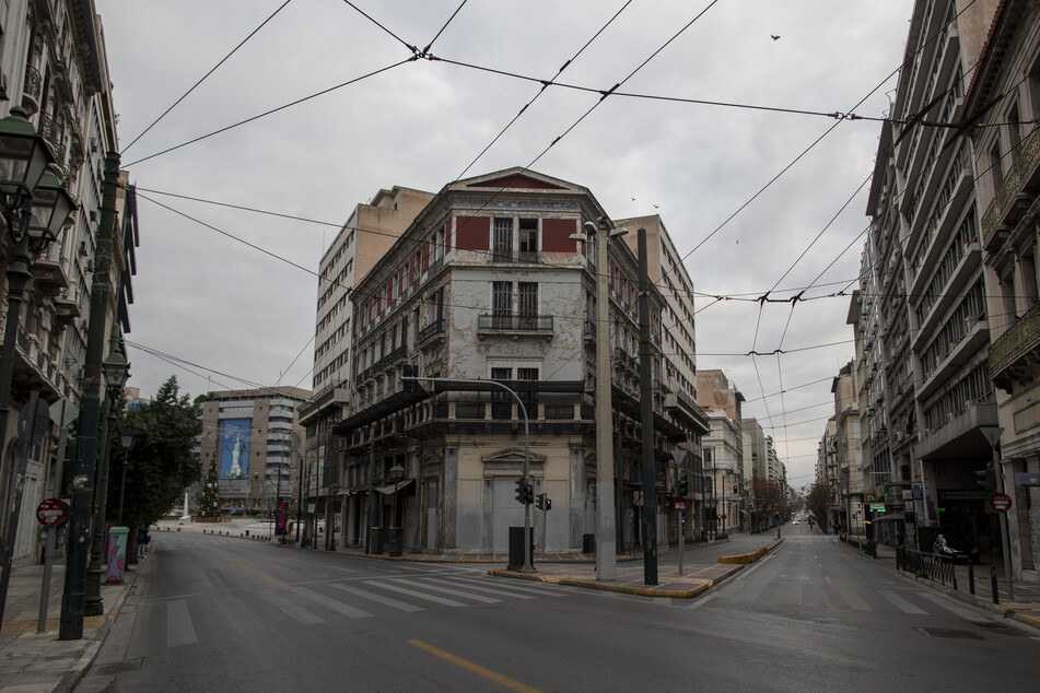 Griechische Straßen bleiben noch etwas länger leer: Der Lockdown wurde bis zum 18. Januar verlängert.