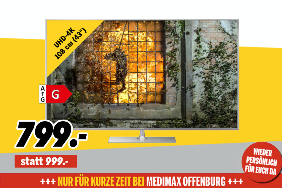 Panasonic TX-43HXF977 für 799 Euro