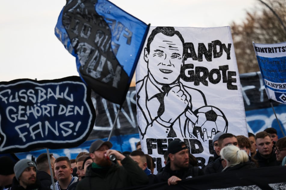 Hamburgs Innensenator Andy Grote ist bei den HSV-Fans aktuell alles andere als beliebt.