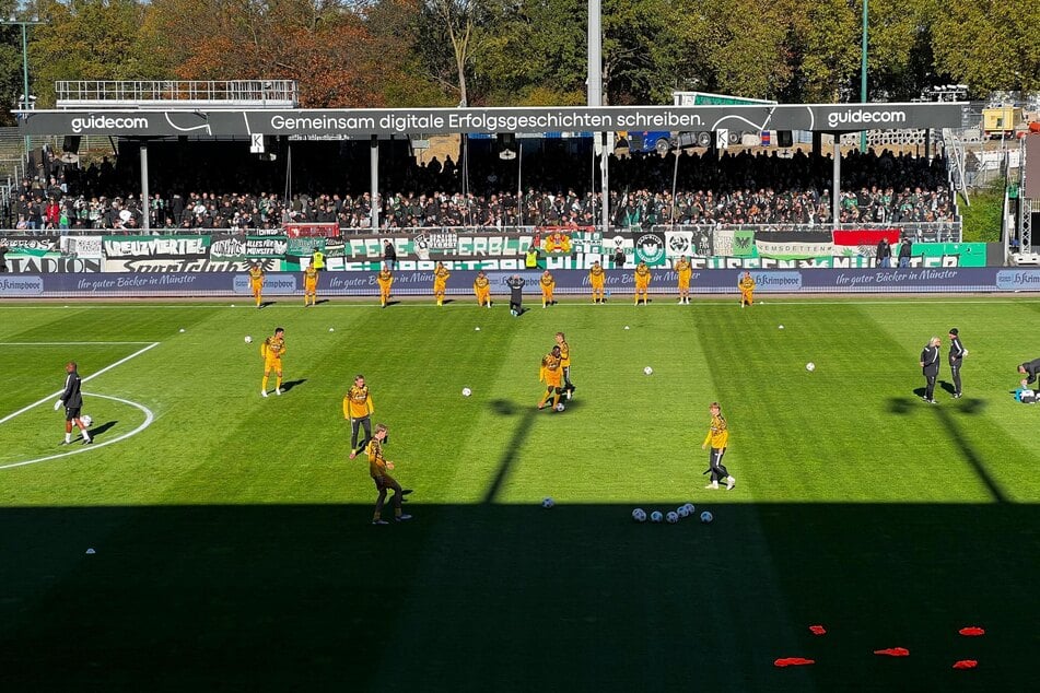 Die Dynamos wärmen sich auf.