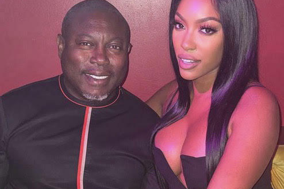 Porsha Williams (r) revealed earlier this month that she is engaged to Simon Guobadia (l).