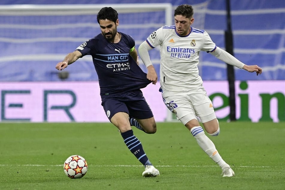 Im dramatischen Halbfinale gegen Manchester City zog Federico Valverde (23, r.) mit Real Madrid ins CL-Endspiel ein.