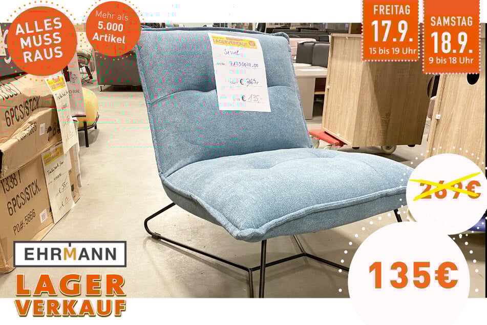 Sessel für 135 statt 369 Euro