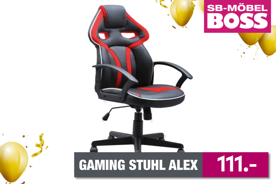 Gaming Stuhl Alex für 111 Euro.