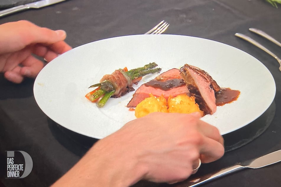 Markus' Hauptspeise kann bei seinen Gästen am meisten punkten.