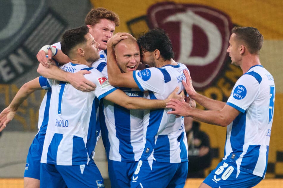 Vor der XXL-Pause konnte Hertha BSC die ersten sechs Spiele in der 2. Bundesliga gewinnen - zuletzt bei Dynamo Dresden.