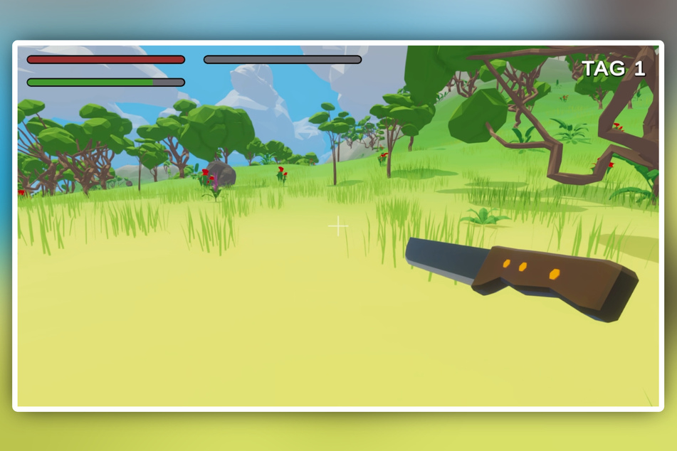 Im Ego-Shooter-Stil erkunden Spieler die einsame Insel.