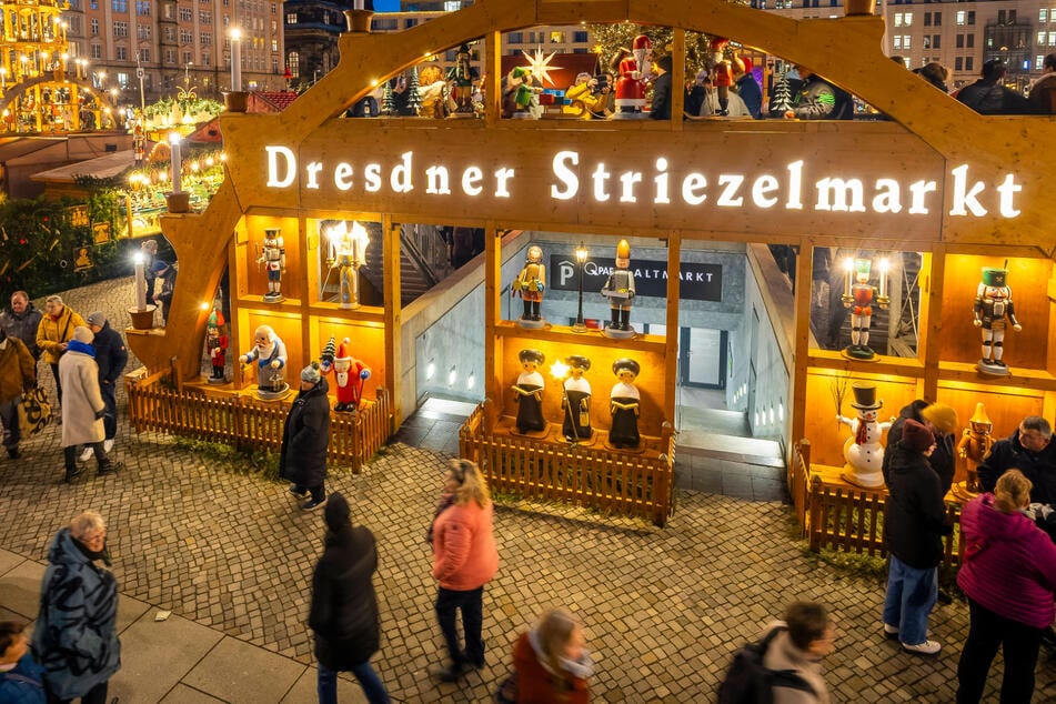 Dresden: Kurz vor Ende an Heiligabend: Dresdner Striezelmarkt zieht Bilanz