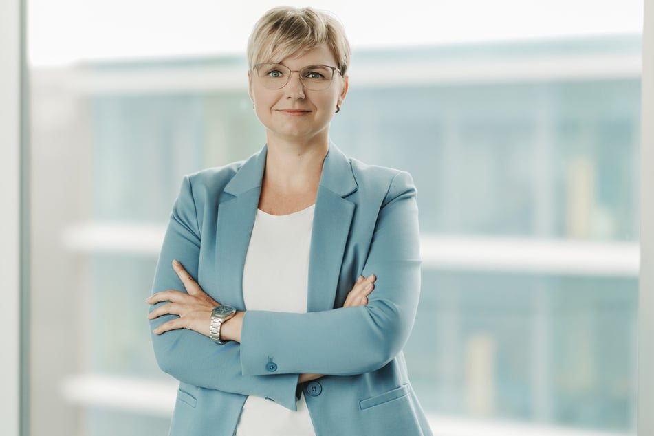 Barmer-Chefin Claudia Beutmann (39).