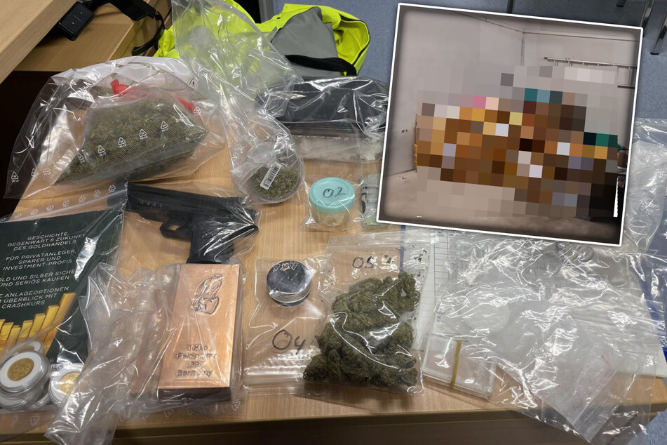 Polizei findet Drogen und Waffe bei berauschtem Postboten: Eine Entdeckung ist aber noch krasser
