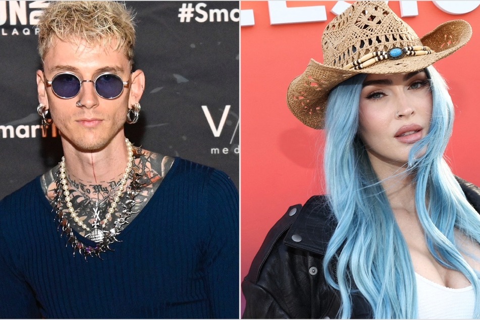 The status of Megan Fox and Machine Gun Kelly's (l.) romance is still up in the air after it was confirmed that they are no longer engaged.