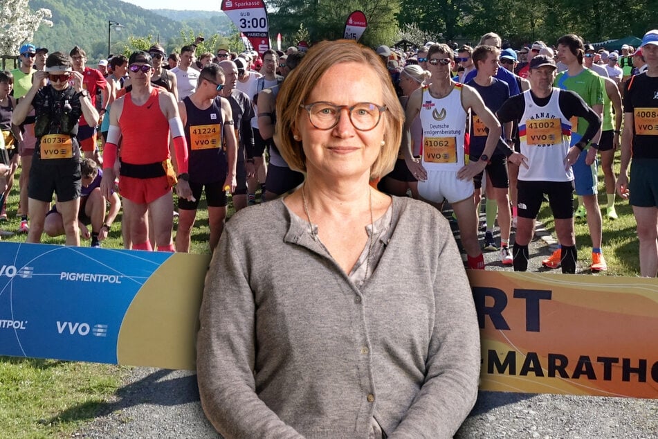 Dresden: Oberelbe-Marathon macht Dresden unsicher: Dabei sticht eine Aktion besonders ins Auge