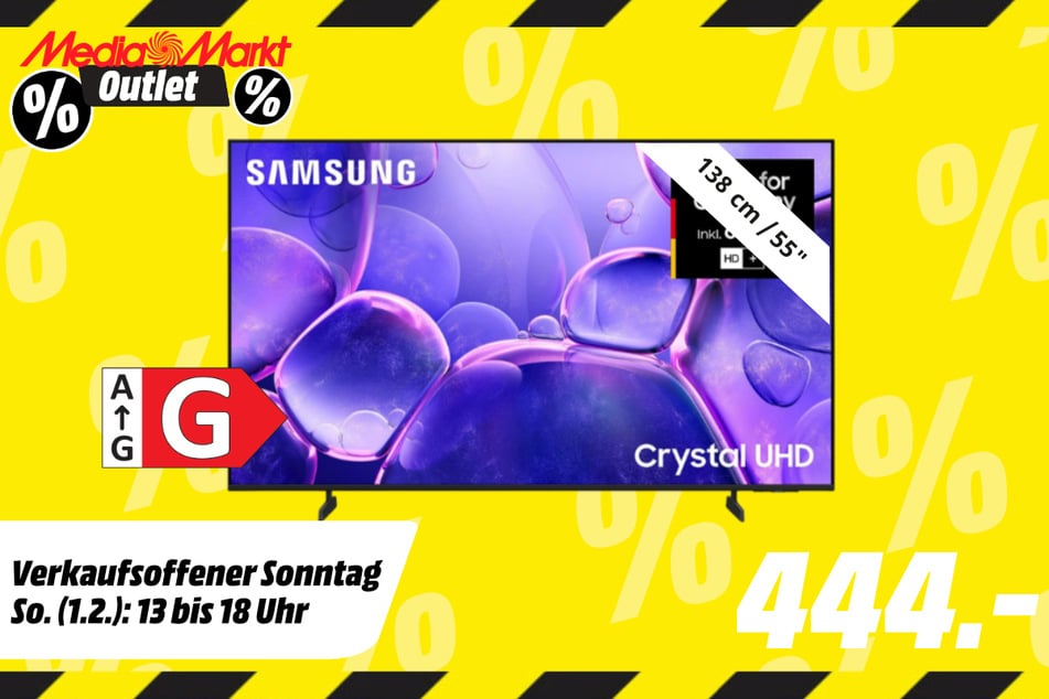55-Zoll Samsung-Fernseher für 444 Euro.