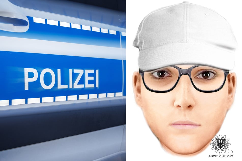 Mit diesem Phantombild fahndet die Brandenburger Polizei öffentlich nach der Tatverdächtigen.