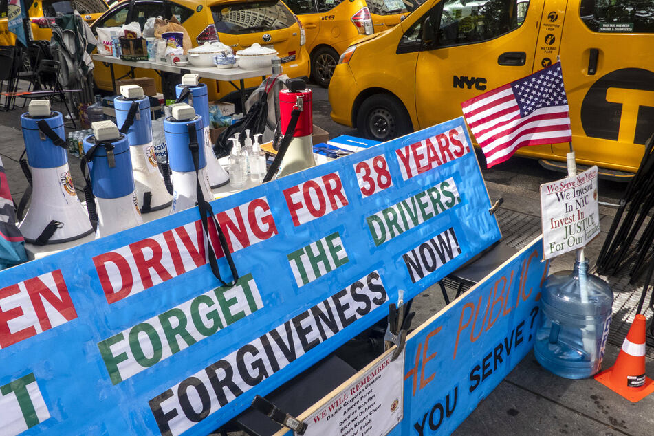 The New York Taxi Workers Alliance is demanding debt forgiveness for medallion owning drivers.