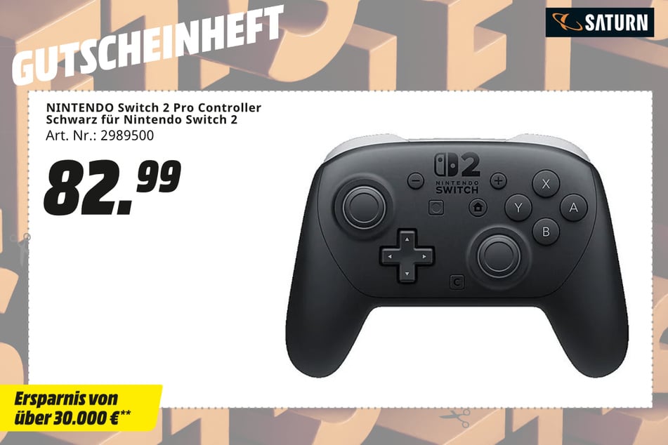 Nintendo Switch 2 Pro Controller für 82,99 Euro.