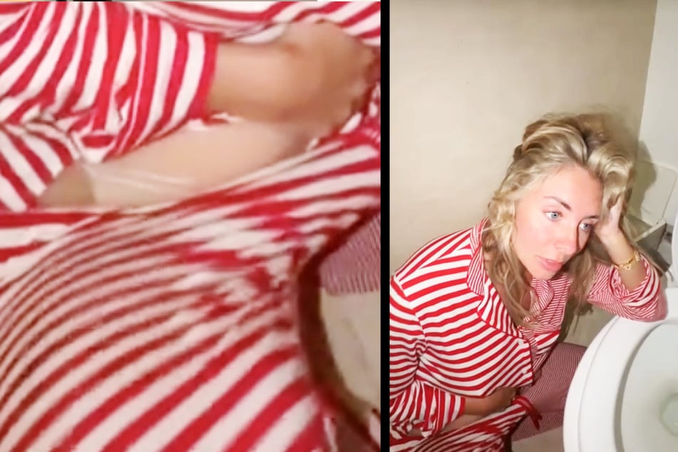 Bonnie Blue (26) behauptet, schwanger zu sein. Skeptiker werfen ihr nun vor, einen unechten Schwangerschaftsbauch zu tragen.