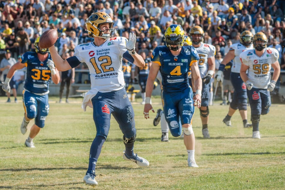 Quarterback Justin Miller brachte in seinem ersten Pflichtspiel nicht alle Bälle an.