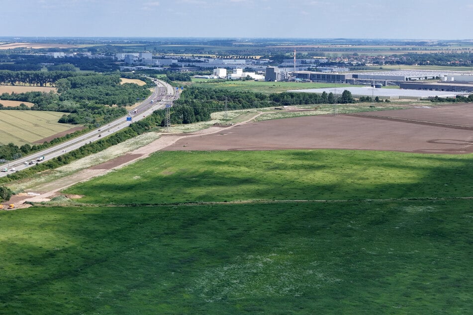 Die Fläche, die für die Ansiedlung von Intel geplant war, steht leer.