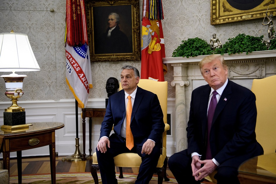 Orban (l.) and Trump have had a close relationship since the Republican's term as president.
