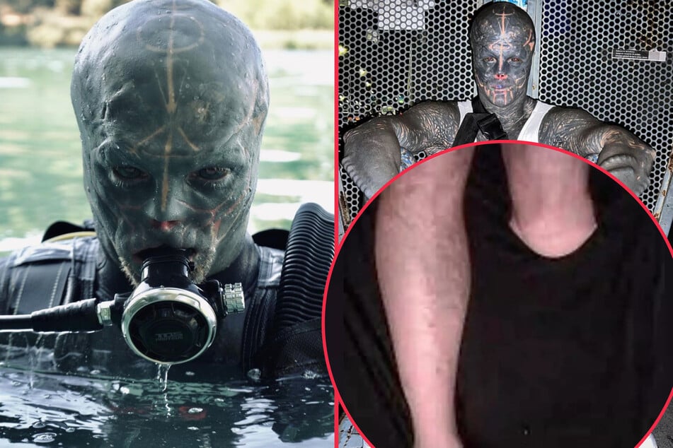 Extreme tattoo addict Black Alien reveals why he still wants to amputate his leg