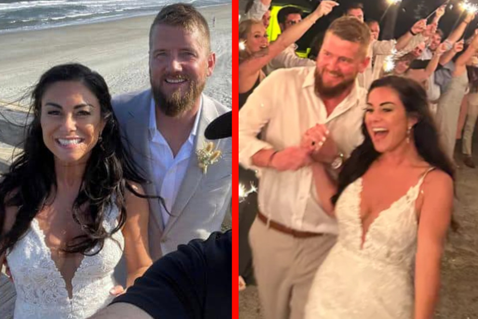 Samantha Miller (34) und Aric Hutchinson (36) schlossen am 28. April den Bund der Ehe. Kurz darauf starb die Braut bei einem Unfall.