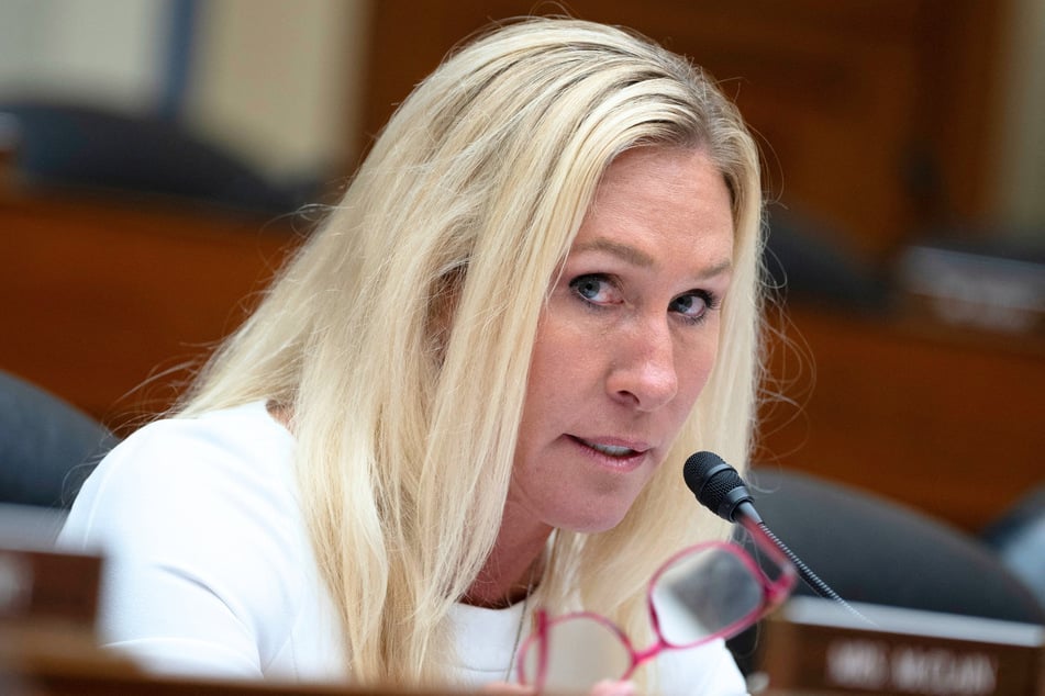 Marjorie Taylor Greene is calling for the Justice Department to unredact documents with her name in them that were released as part of the Epstein files.