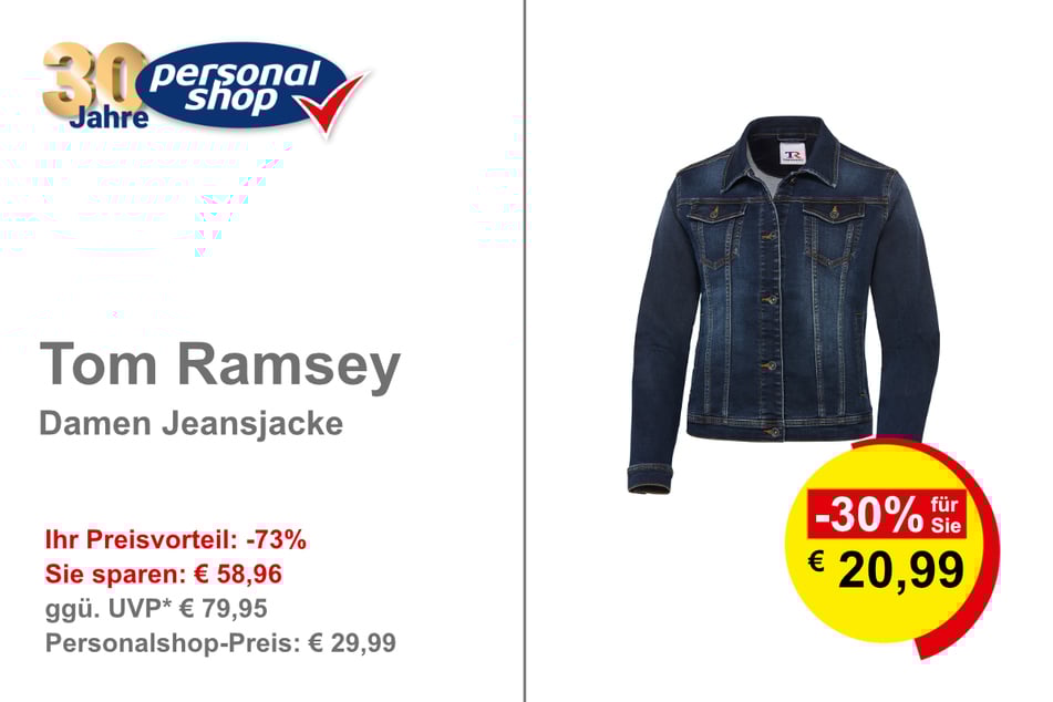 Tom Ramsey Damen Jeansjacke