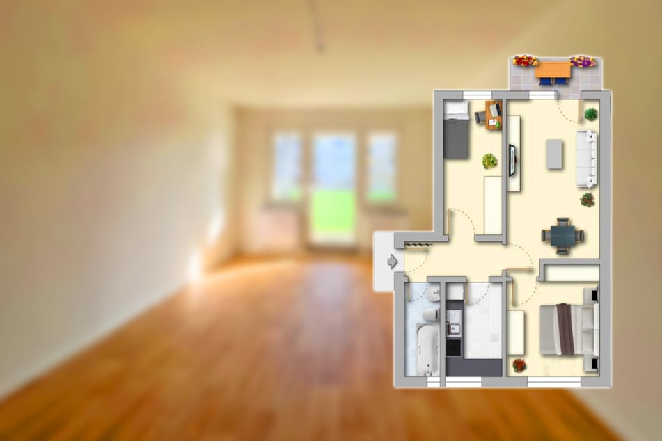 Diese Drei-Raum-Wohnung ist gerade in Chemnitz zu vergeben