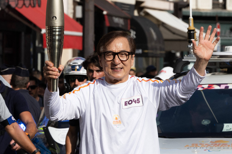 Martial arts actor Jackie Chan served as a torchbearer in the lead-up to Wednesday's Opening Ceremony.