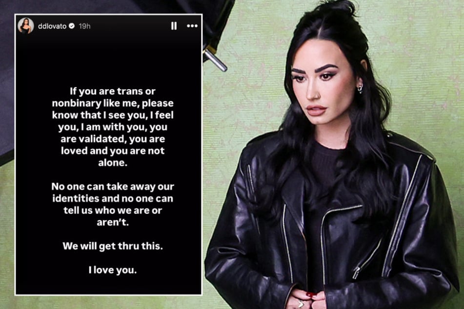 Demi Lovato took to Instagram to share a heartfelt message with fans following Donald Trump's inauguration.