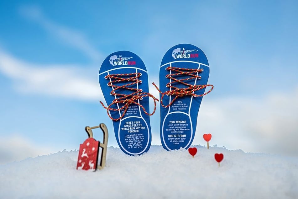 Die "Wings for Life World Run"-Teilnahme kann man auch per Gutschein verschenken.