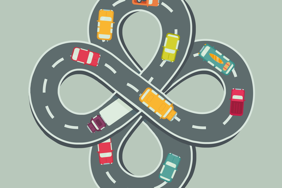 Elf Autobahnkreuze, -dreiecke oder große Anschlussstellen gibt es im Freistaat. (Symbolbild)