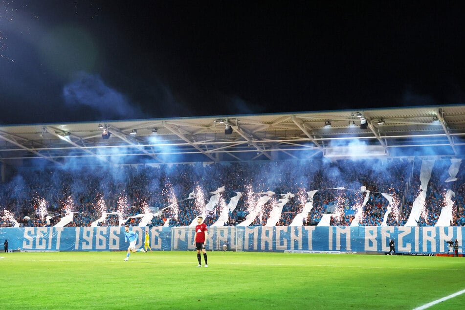 Im Jahr 2023 traf der CFC im Viertelfinale auf den FC Erzgebirge Aue.