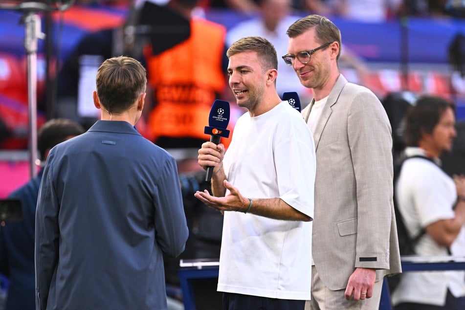 IM ZDF sind Christoph Kramer (M.) und Per Mertesacker (r.) als Experten zu hören.