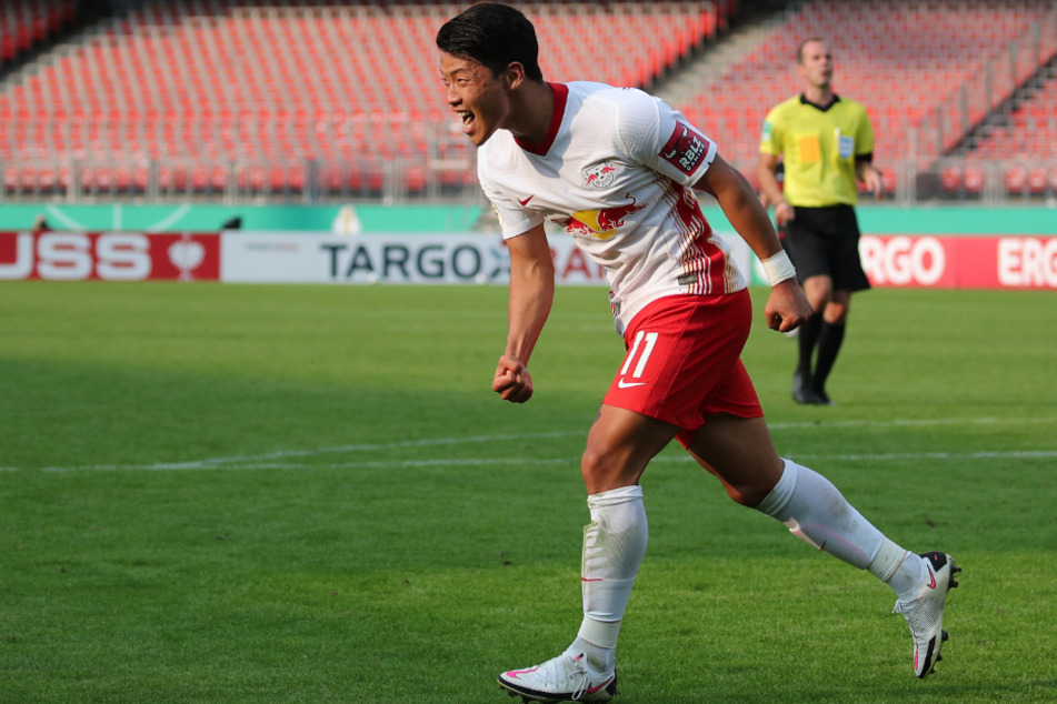 RB Leipzig Hee-chang Hwang befindet sich nach einem positiven Corona-Test nun in häuslicher Quarantäne.