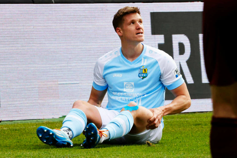 Beim Heimspiel gegen BFC Dynamo verletzte sich Lukas Aigner (26). Diagnose: Muskelfaserriss.