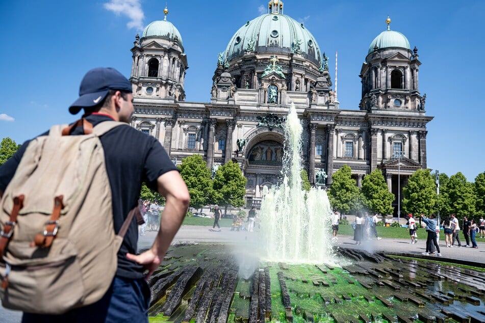 Auch am Pfingstmontag herrscht in Berlin sonniges Ausflugswetter.