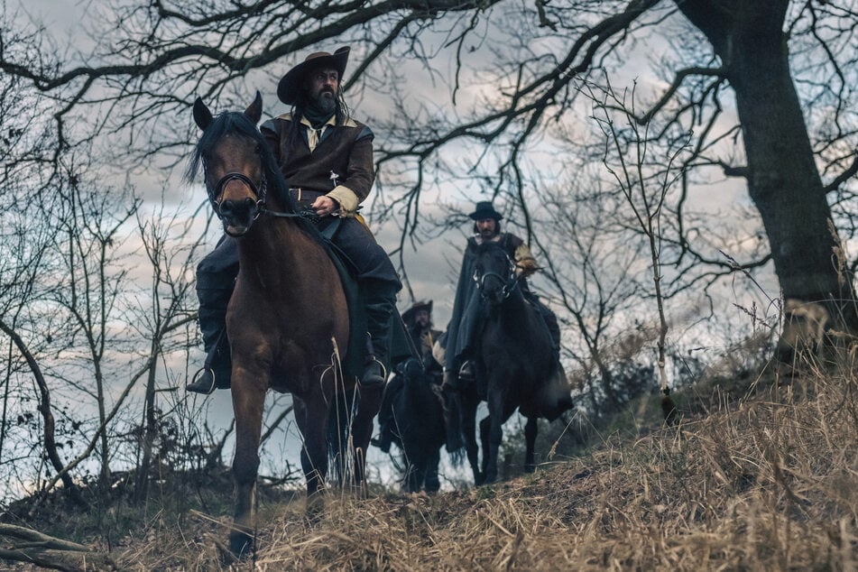 Die Firma Awego aus dem Zittauer Gebirge unterstützte den Dreh mit speziell ausgebildeten Filmpferden.