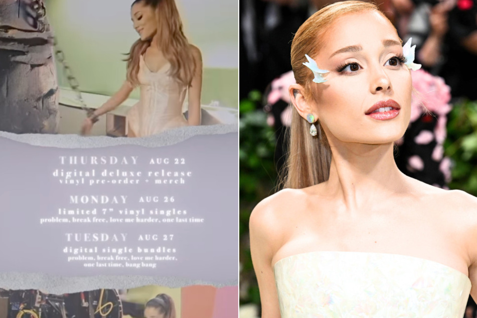 Ariana Grande surprised fans on the 10th anniversary of her highly-regarded studio album, My Everything, including new vinyl singles and merch!