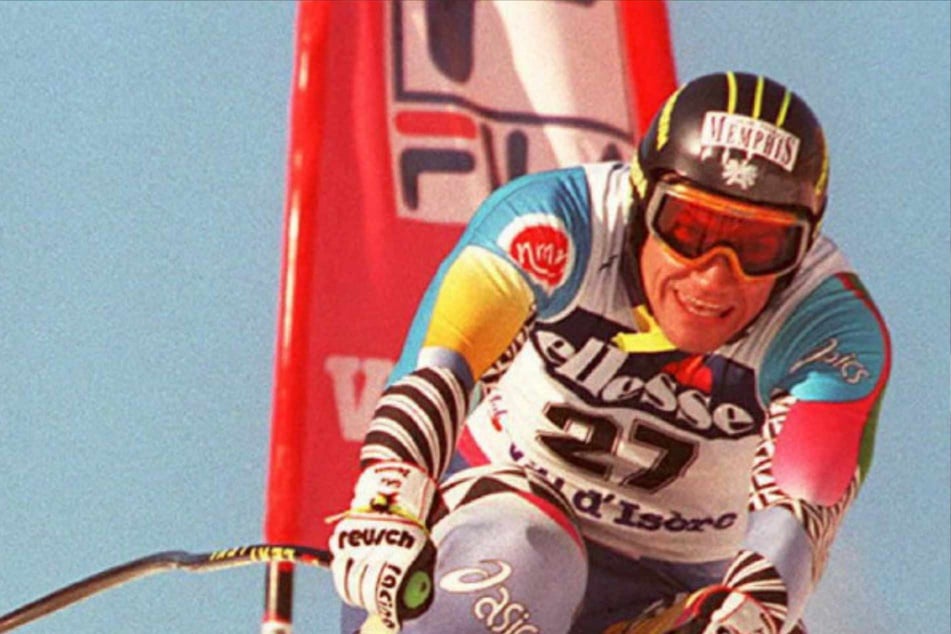 Armin Assinger 1994 beim Ski-Weltcup in Frankreich. (Archivfoto)